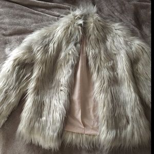 Abercrombie faux fur jacket